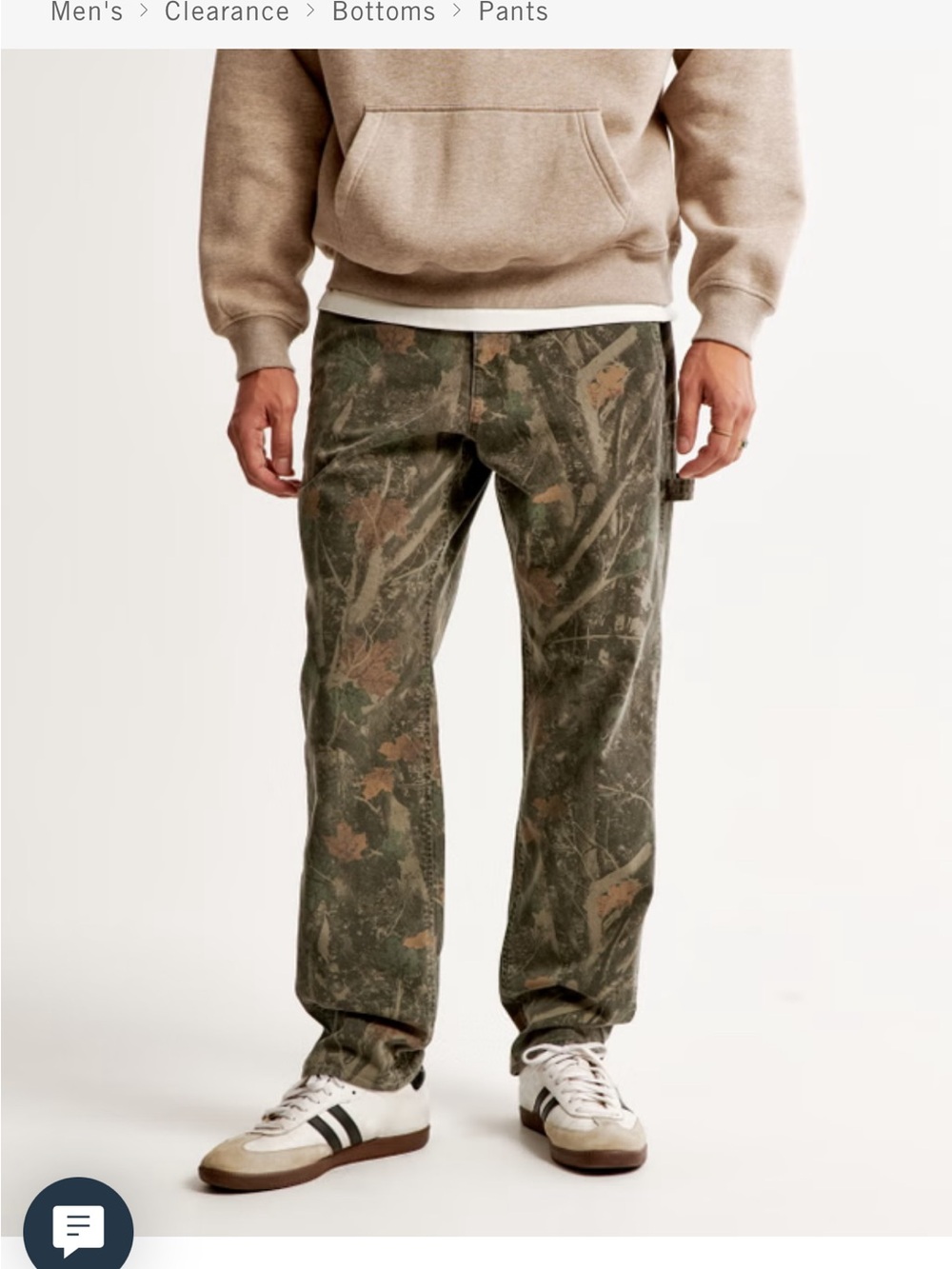 Abercrombie & Fitch Loose workwear camouflage pants
